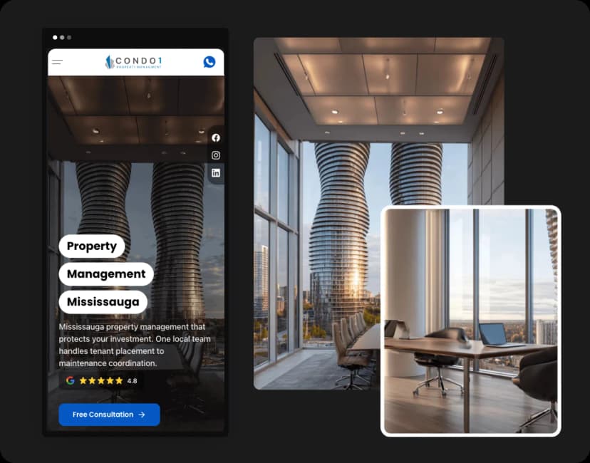 Property Management Website Redesign